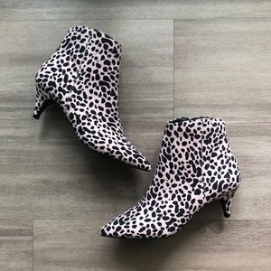 Cheetah booties
